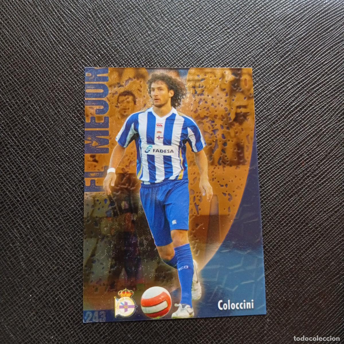 Cromos de f&uacute;tbol: 243 COLOCCINI DEPORTIVO MUNDICROMO QUIZ GAME 2008 2009 FUTBOL 08 09 - A211 PG30 PUNTAS RECTAS