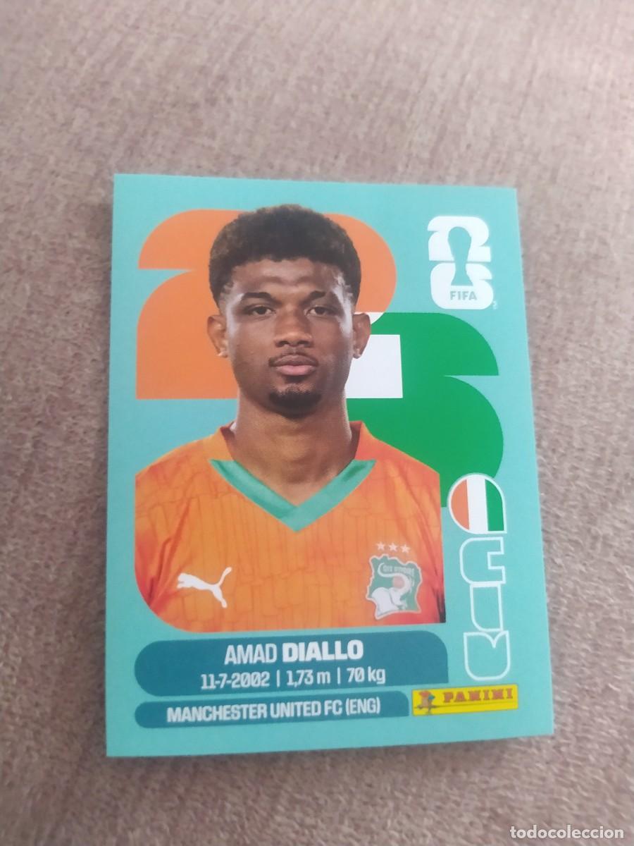 Cromos de f&uacute;tbol: CIV 15 Amad DIALLO Costa de Marfil Mundial 2026 Panini