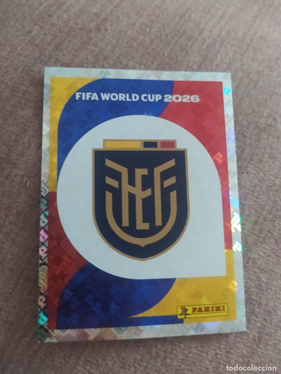 Cromos de f&uacute;tbol: ECU 01 ESCUDO 1 Ecuador Mundial 2026 Panini