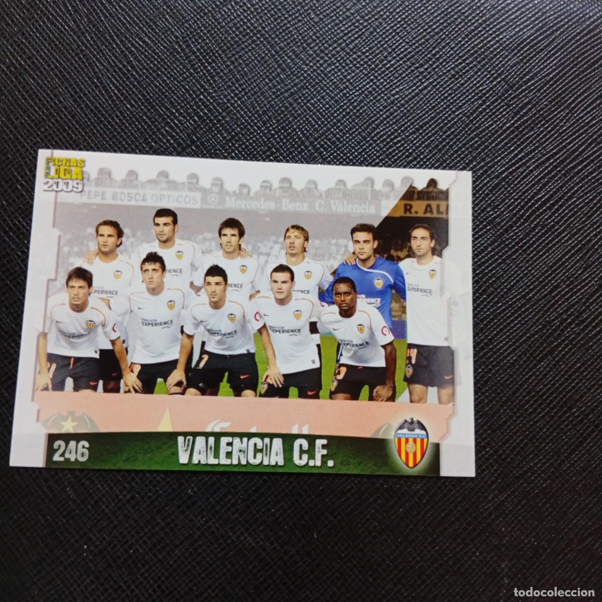 Cromos de f&uacute;tbol: 246 ALINEACION VALENCIA MUNDICROMO QUIZ GAME 2008 2009 FUTBOL 08 09 - A211 PG30