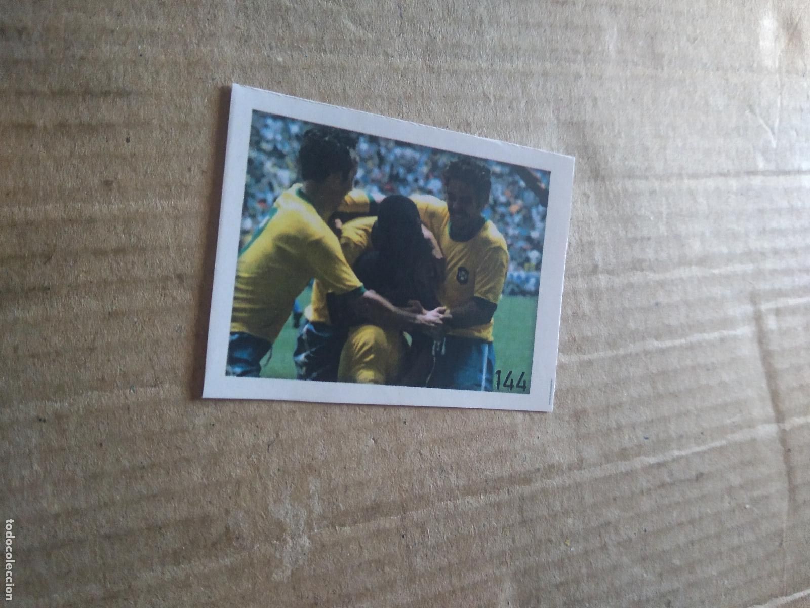 Cromos de f&uacute;tbol: 144 EQUIPO BRASIL CROMO FUTBOL ALBUM DE FIGURINHAS DO REI PELE O MELHOR JOGADOR CAPITAO GANCHO