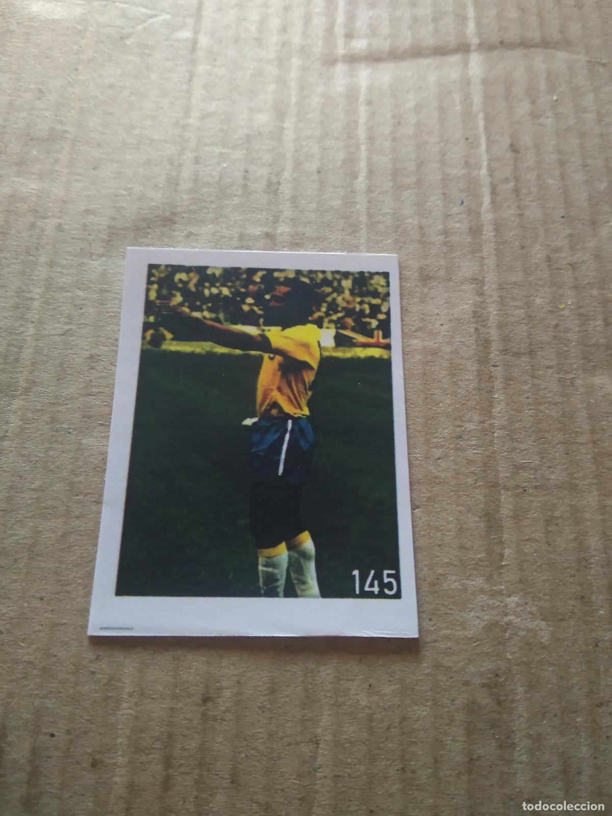 Cromos de f&uacute;tbol: 145 BRASIL CROMO FUTBOL ALBUM DE FIGURINHAS DO REI PELE O MELHOR JOGADOR CAPITAO GANCHO