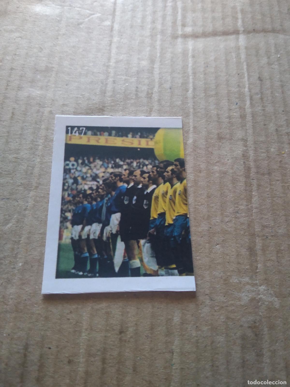 Cromos de f&uacute;tbol: 147 EQUIPO BRASIL CROMO FUTBOL ALBUM DE FIGURINHAS DO REI PELE O MELHOR JOGADOR CAPITAO GANCHO