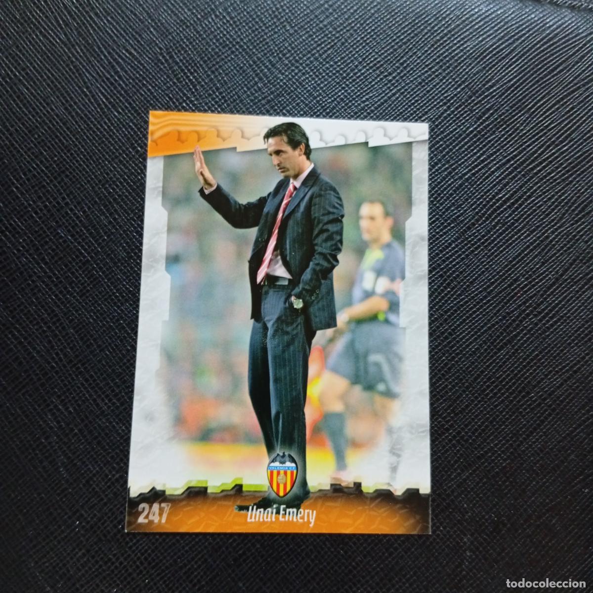 Cromos de f&uacute;tbol: 247 UNAI EMERY VALENCIA MUNDICROMO QUIZ GAME 2008 2009 FUTBOL 08 09 - A211 PG30