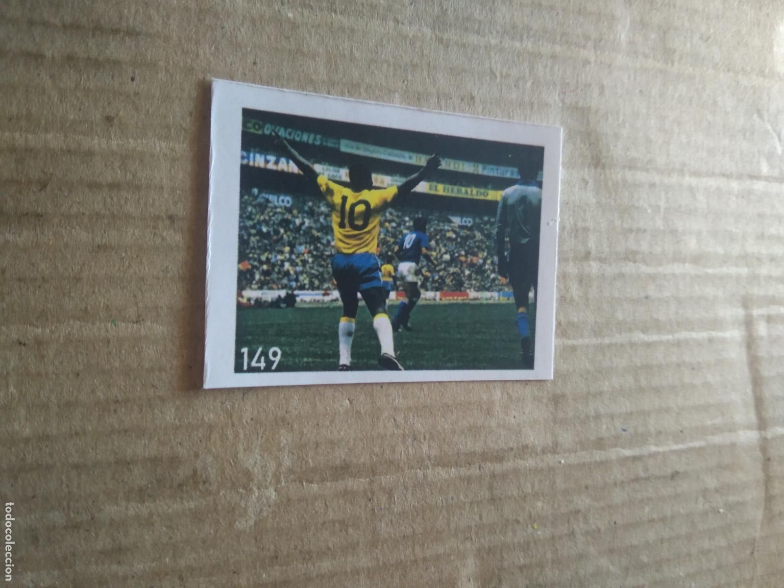 Cromos de f&uacute;tbol: 149 PELE BRASIL CROMO FUTBOL ALBUM DE FIGURINHAS DO REI PELE O MELHOR JOGADOR CAPITAO GANCHO