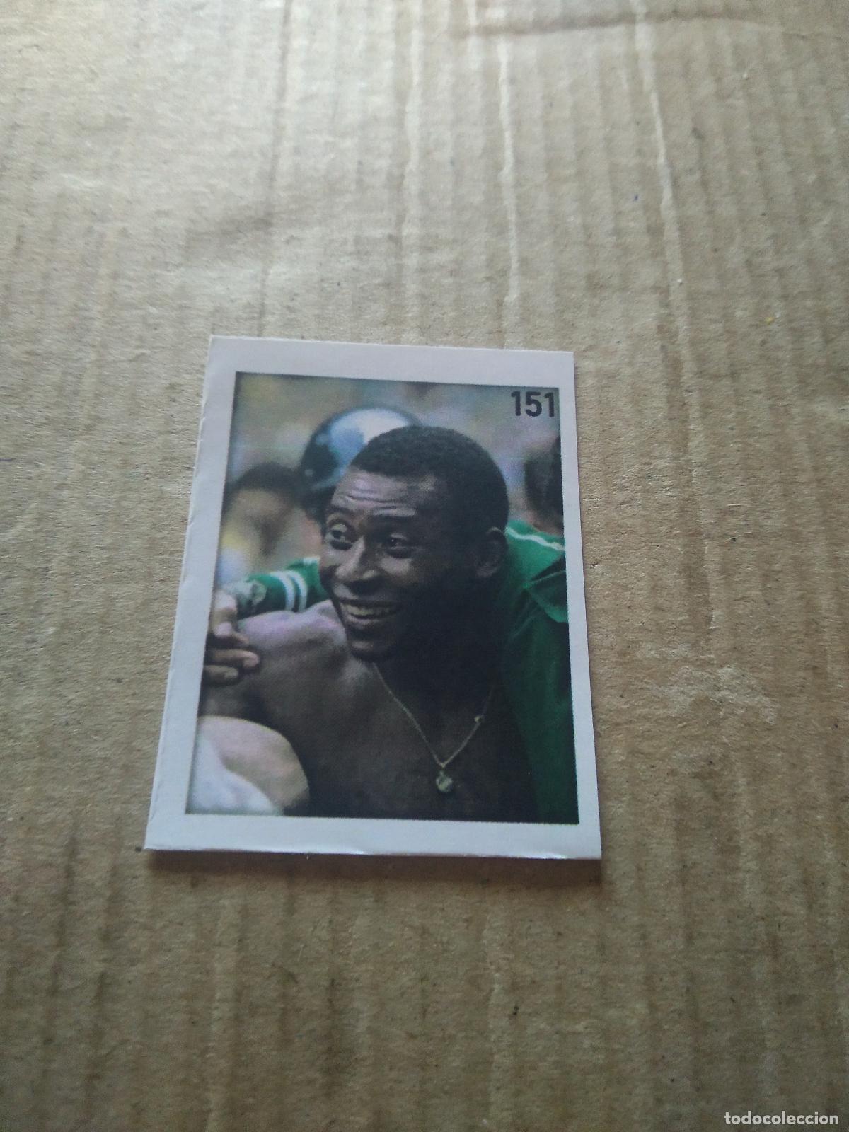 Cromos de f&uacute;tbol: 151 PELE CROMO FUTBOL ALBUM DE FIGURINHAS DO REI PELE O MELHOR JOGADOR CAPITAO GANCHO