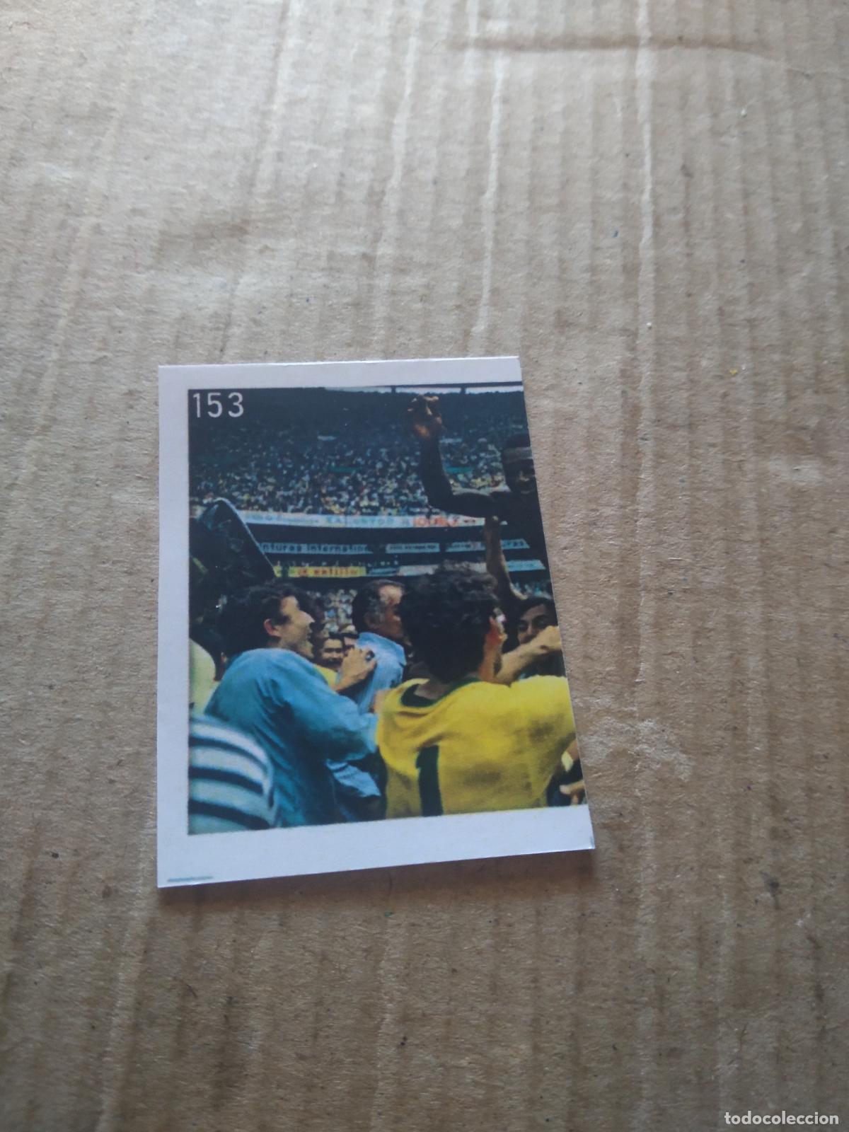 Cromos de f&uacute;tbol: 153 PELE BRASIL CROMO FUTBOL ALBUM DE FIGURINHAS DO REI PELE O MELHOR JOGADOR CAPITAO GANCHO