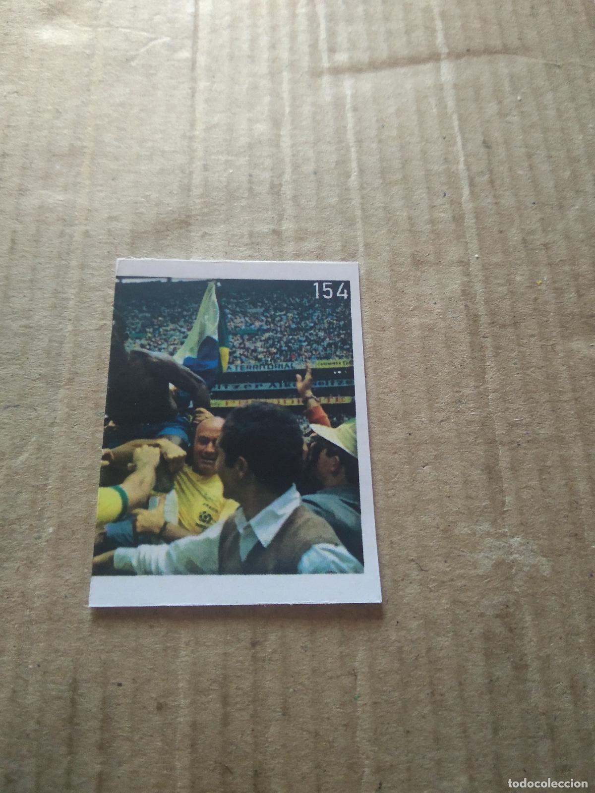 Cromos de f&uacute;tbol: 154 PELE BRASIL CROMO FUTBOL ALBUM DE FIGURINHAS DO REI PELE O MELHOR JOGADOR CAPITAO GANCHO