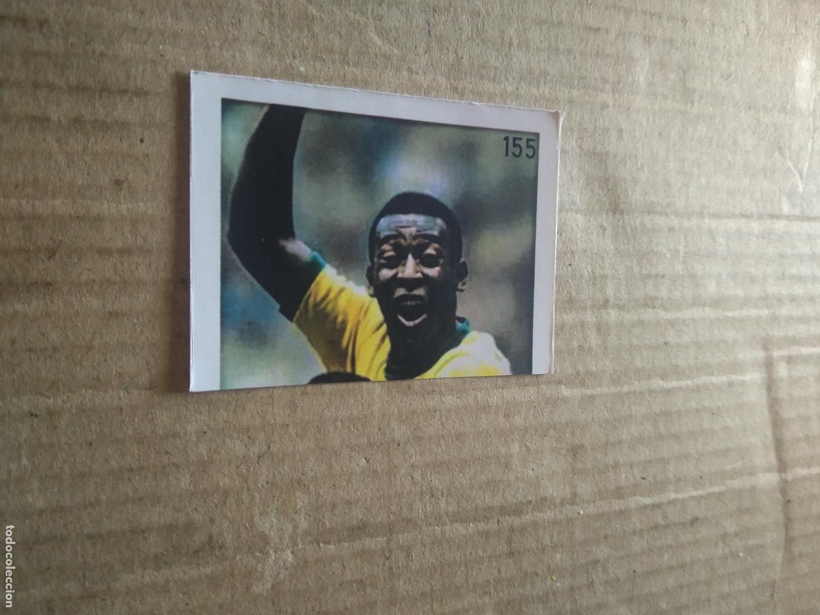 Cromos de f&uacute;tbol: 155 PELE BRASIL CROMO FUTBOL ALBUM DE FIGURINHAS DO REI PELE O MELHOR JOGADOR CAPITAO GANCHO
