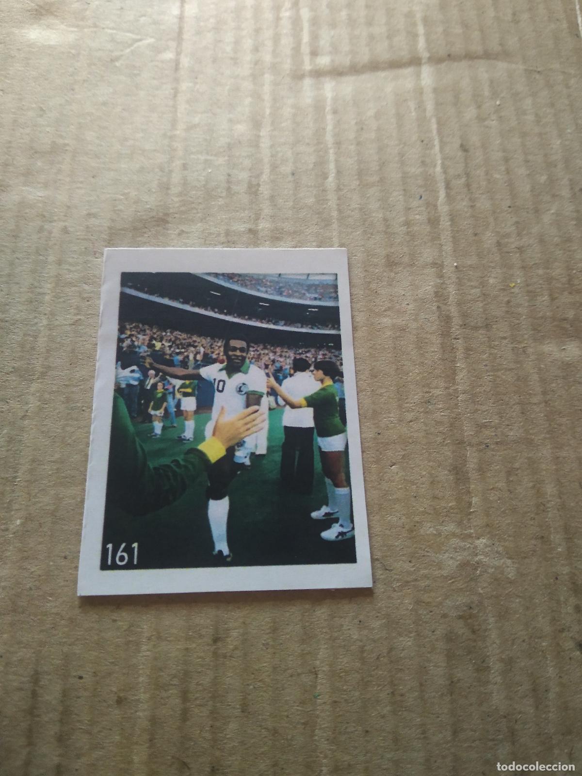 Cromos de f&uacute;tbol: 161 PELE CROMO FUTBOL ALBUM DE FIGURINHAS DO REI PELE O MELHOR JOGADOR CAPITAO GANCHO
