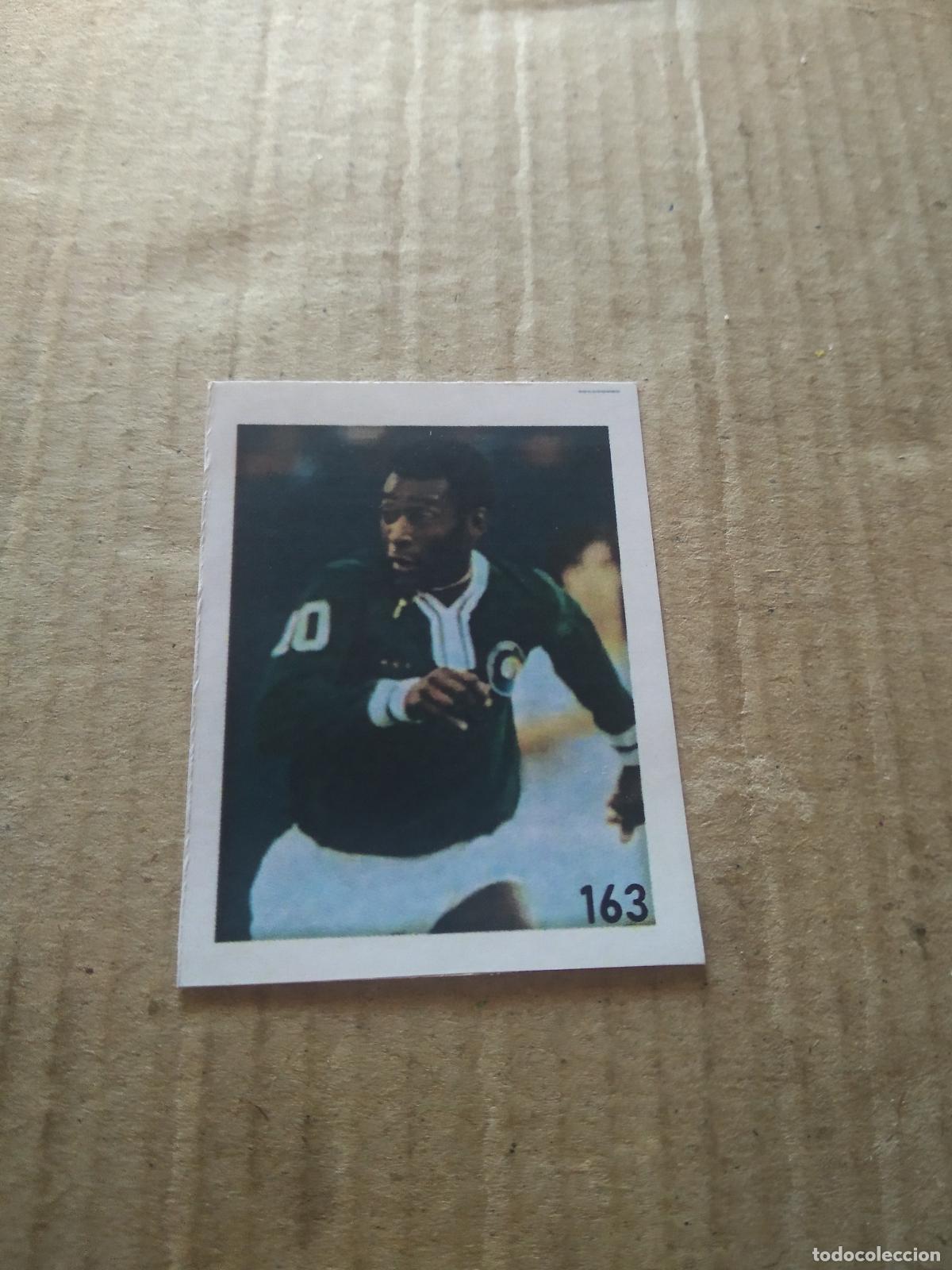 Cromos de f&uacute;tbol: 163 PELE CROMO FUTBOL ALBUM DE FIGURINHAS DO REI PELE O MELHOR JOGADOR CAPITAO GANCHO