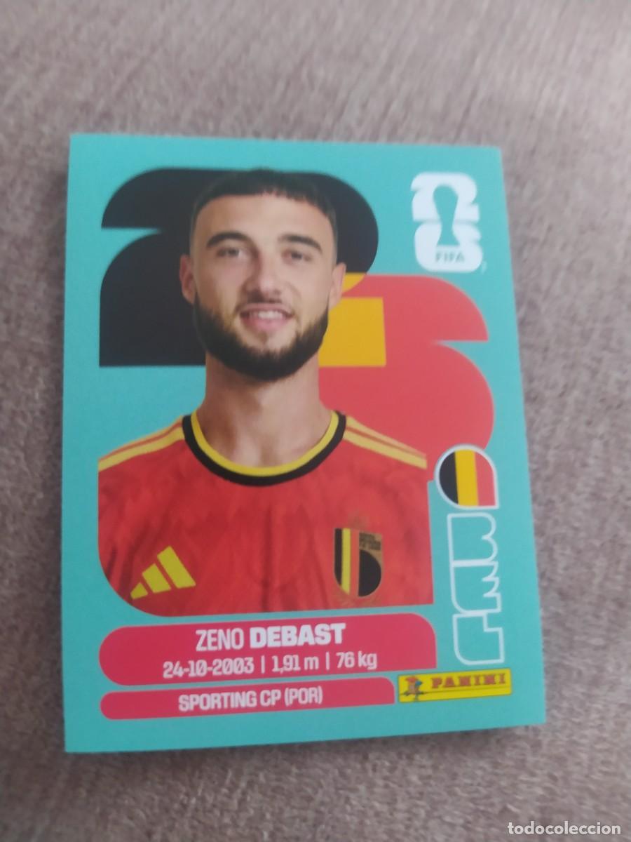 Cromos de f&uacute;tbol: BEL 05 Zeno DEBAST 5 B&eacute;lgica Mundial 2026 Panini