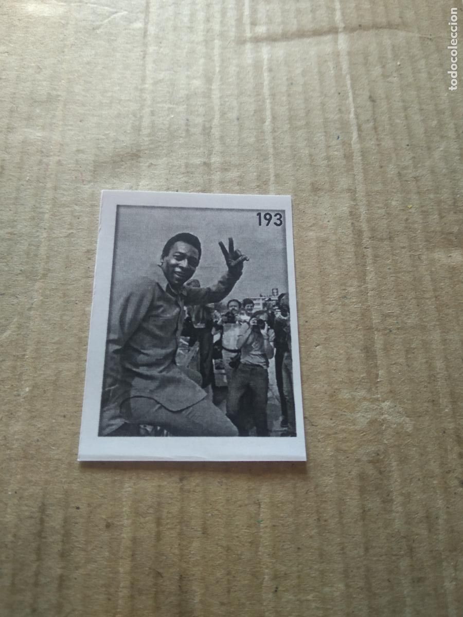 Cromos de f&uacute;tbol: 193 CROMO FUTBOL ALBUM DE FIGURINHAS DO REI PELE O MELHOR JOGADOR CAPITAO GANCHO