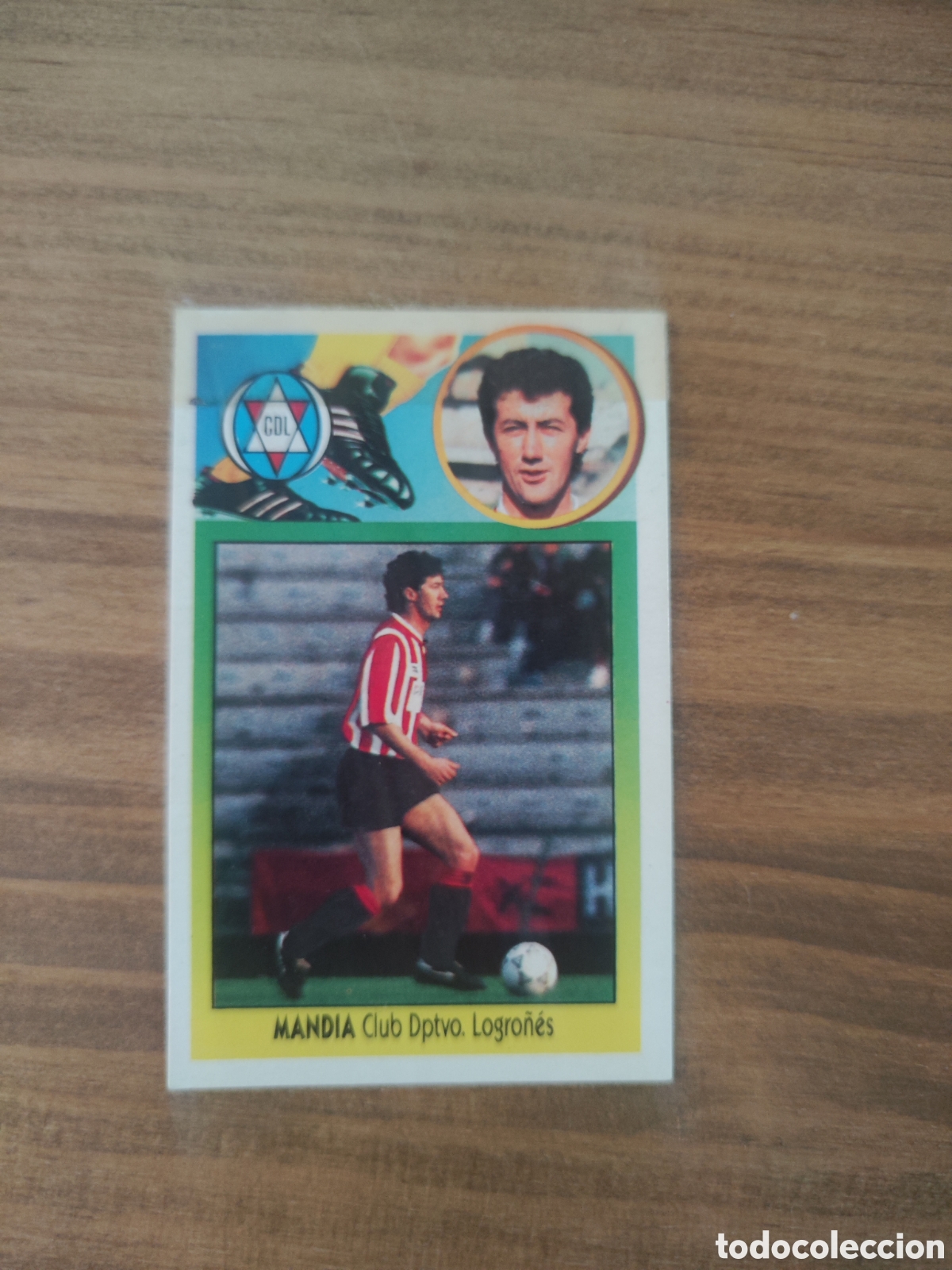 Cartes &agrave; collectionner de Football: Este 93 94 despegado Logro&ntilde;&eacute;s Mandia versi&oacute;n fotomontaje coloca