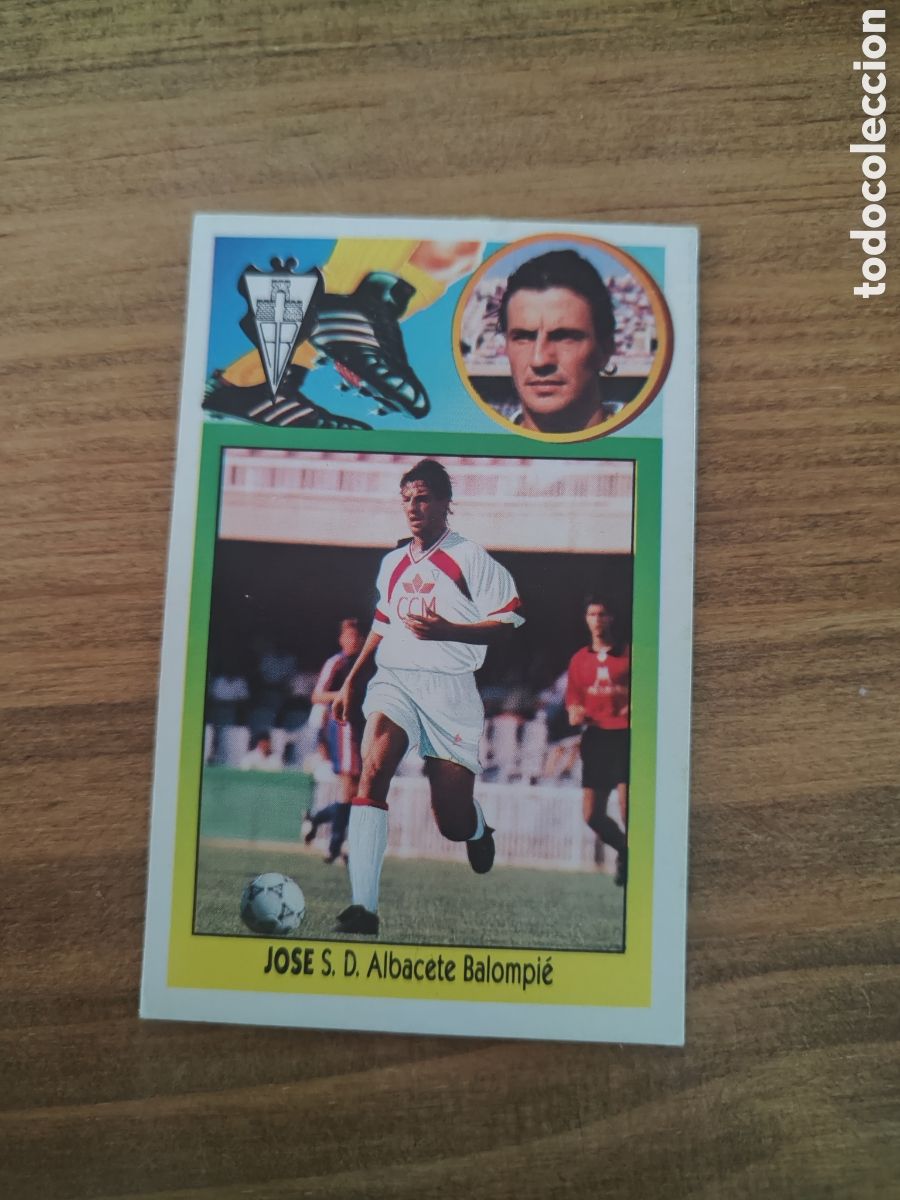 Cromos de f&uacute;tbol: Este 93 94 cart&oacute;n despegado &uacute;ltimos fichajes 20 Albacete Jose
