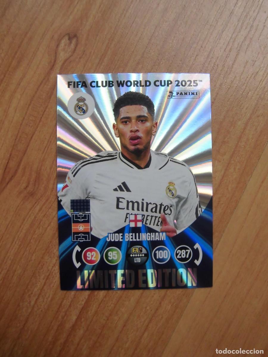 Cromos de f&uacute;tbol: BELLINGHAM FIFA CLUB WORLD CUP 2025 LIMITED EDITION ADRENALYN PANINI