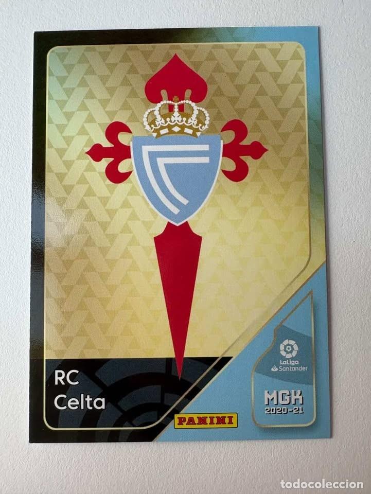 Cromos de f&uacute;tbol: Carta Escudo Celta 109 Megacracks 2020-21