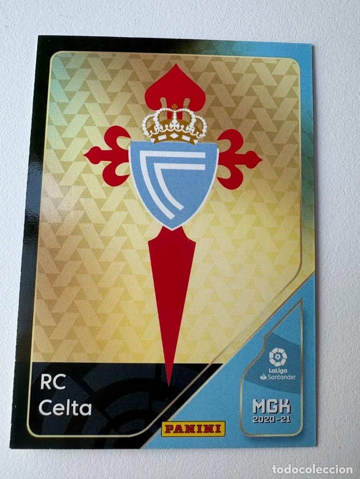 Cromos de f&uacute;tbol: Carta Escudo Celta 109 Megacracks 2020-21