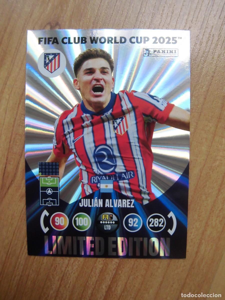 Fu&szlig;ball-Sticker: JULI&Aacute;N &Aacute;LVAREZ FIFA CLUB WORLD CUP 2025 LIMITED EDITION ADRENALYN PANINI