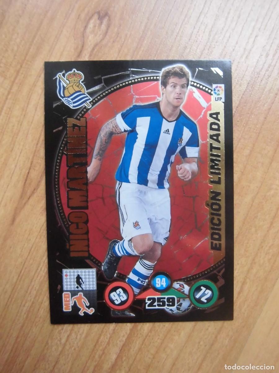 Cromos de f&uacute;tbol: &Iacute;&Ntilde;IGO MART&Iacute;NEZ EDICI&Oacute;N LIMITADA ADRENALYN 2014-15 PANINI