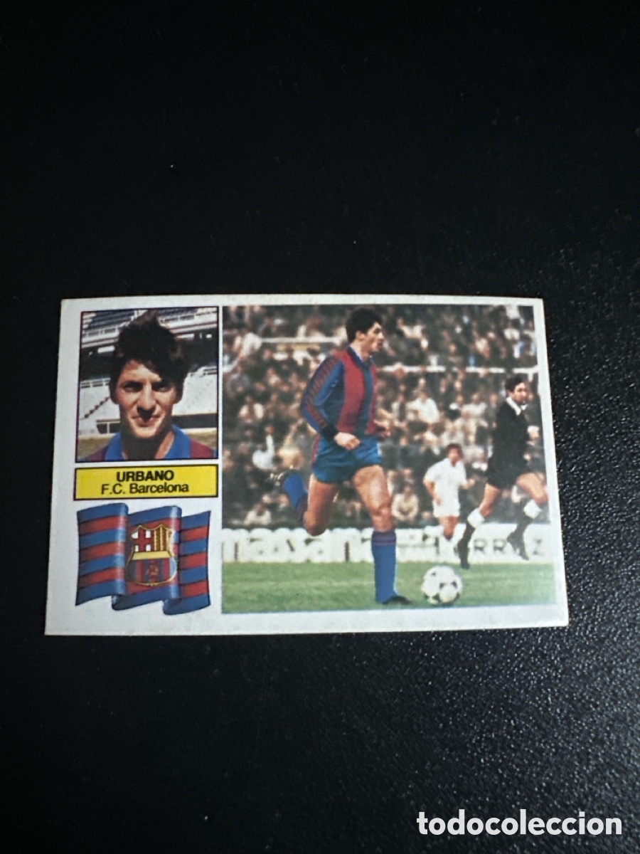 Cromos de f&uacute;tbol: L. ESTE 82 83 - Urbano sin FCB nunca pegado