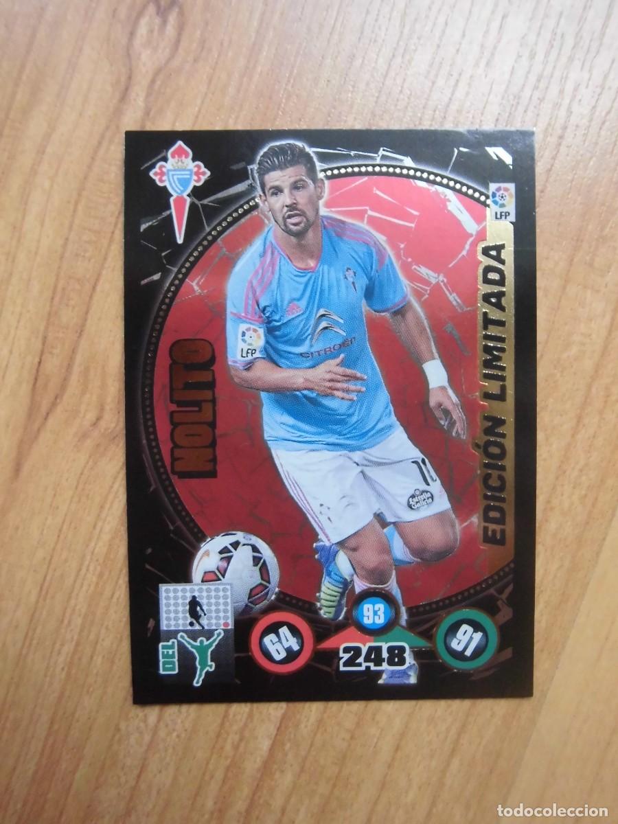 Cromos de f&uacute;tbol: NOLITO CELTA DE VIGO EDICI&Oacute;N LIMITADA ADRENALYN 2014-15 PANINI