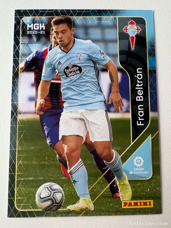 Cromos de f&uacute;tbol: Carta Fran Beltr&aacute;n Celta 120 Megacracks 2020-21