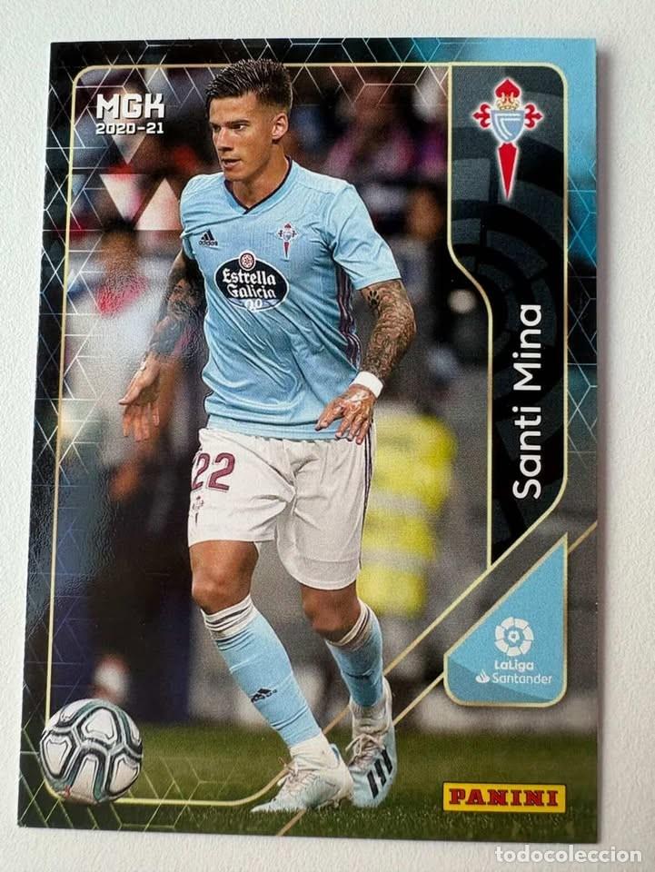 Cromos de f&uacute;tbol: Carta Santi Mina Celta 124 Megacracks 2020-21