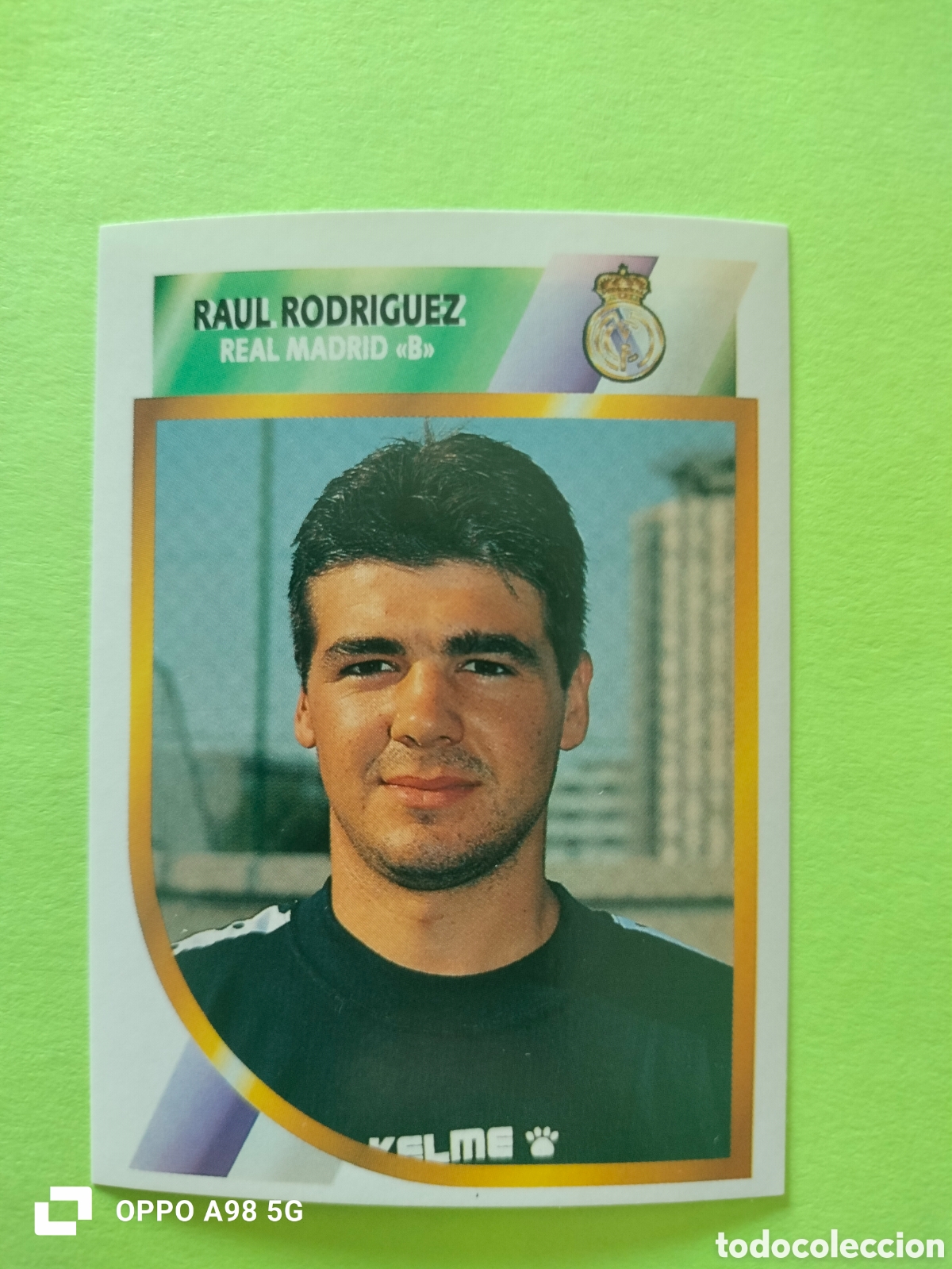 Cromos de f&uacute;tbol: Cromo Ra&uacute;l Rodr&iacute;guez Real Madrid B segunda divisi&oacute;n Ediciones Este liga temporada 94 95 1994 1995
