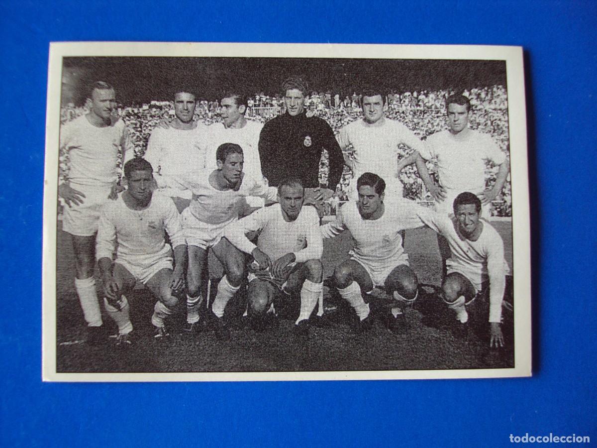 Cartes &agrave; collectionner de Football: CROMO N&ordm; 31 EQUIPO 1957 58 DI STEFANO &Aacute;LBUM COLECCI&Oacute;N REAL MADRID 95 96 1995 1996 PANINI SIN PEGAR