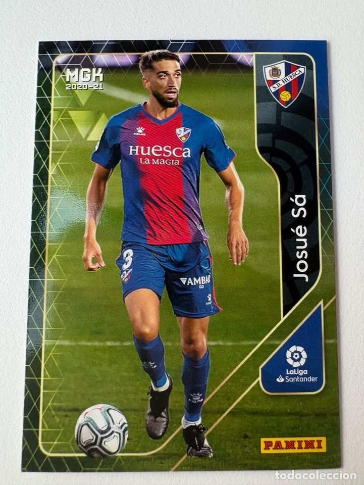 Cromos de f&uacute;tbol: Carta Josu&eacute; S&aacute; Huesca 186 Megacracks 2020-21