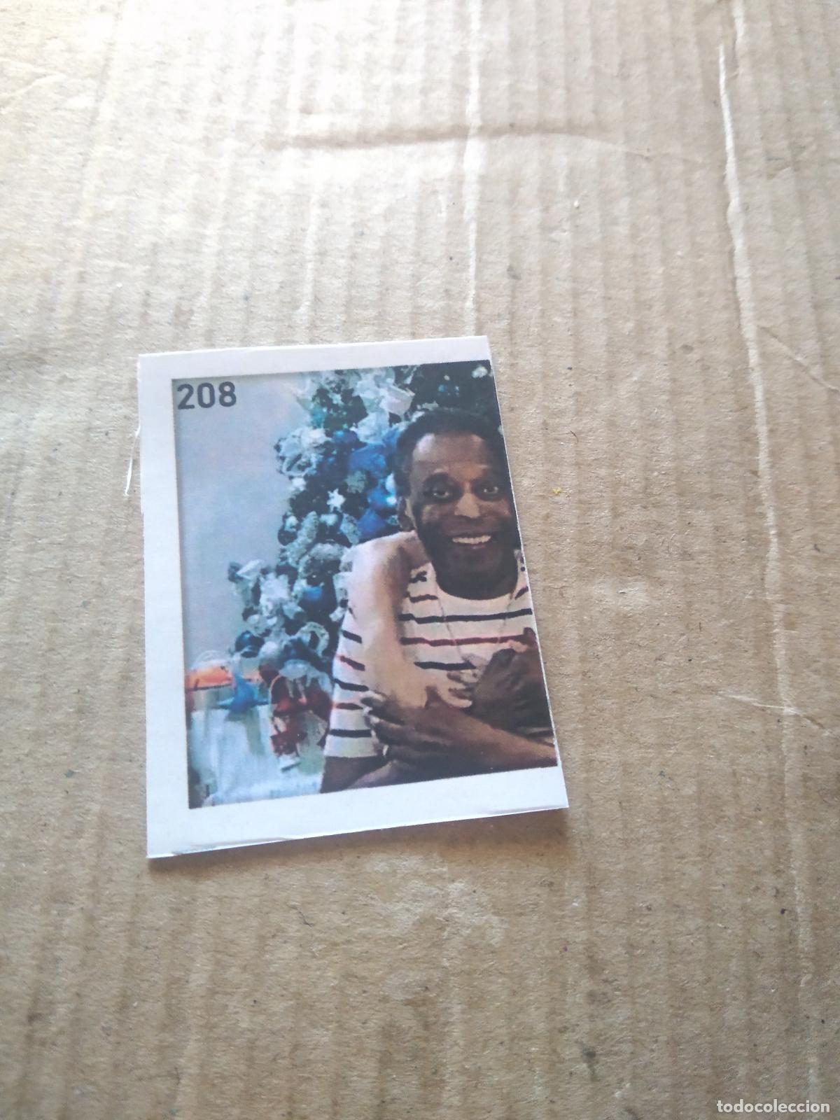 Cromos de f&uacute;tbol: 208 pele CROMO FUTBOL ALBUM DE FIGURINHAS DO REI PELE O MELHOR JOGADOR CAPITAO GANCHO