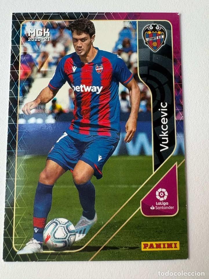 Cromos de f&uacute;tbol: Carta Vukcevic Levante 208 Megacracks 2020-21