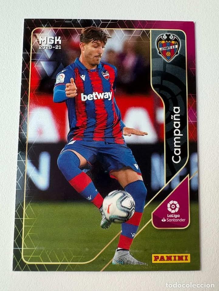 Cromos de f&uacute;tbol: Carta Campa&ntilde;a Levante 209 Megacracks 2020-21