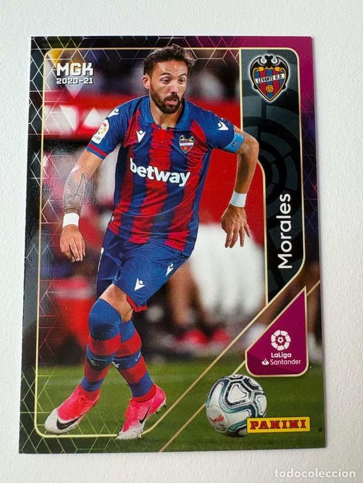 Cromos de f&uacute;tbol: Carta Morales Levante 214 Megacracks 2020-21