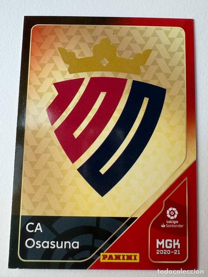 Cromos de f&uacute;tbol: Carta Escudo Osasuna 235 Megacracks 2020-21