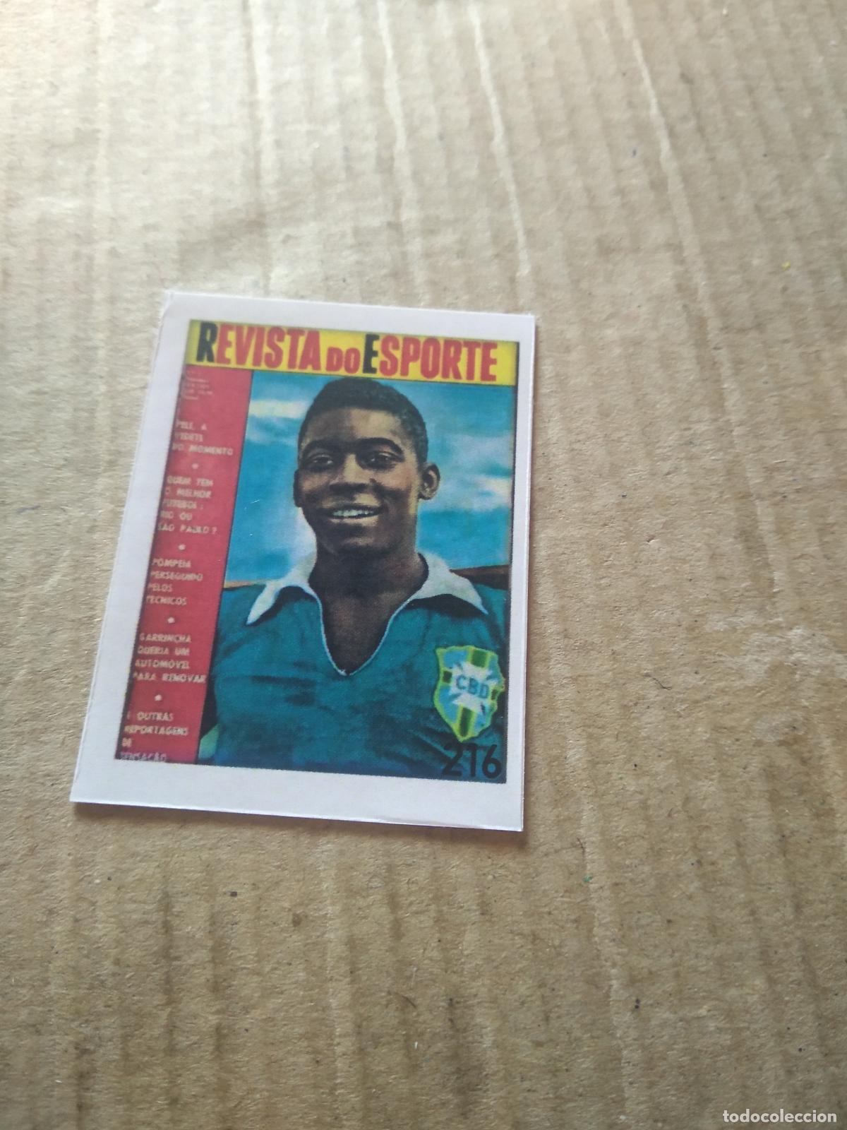 Cromos de f&uacute;tbol: 216 PELE CROMO FUTBOL ALBUM DE FIGURINHAS DO REI PELE O MELHOR JOGADOR CAPITAO GANCHO