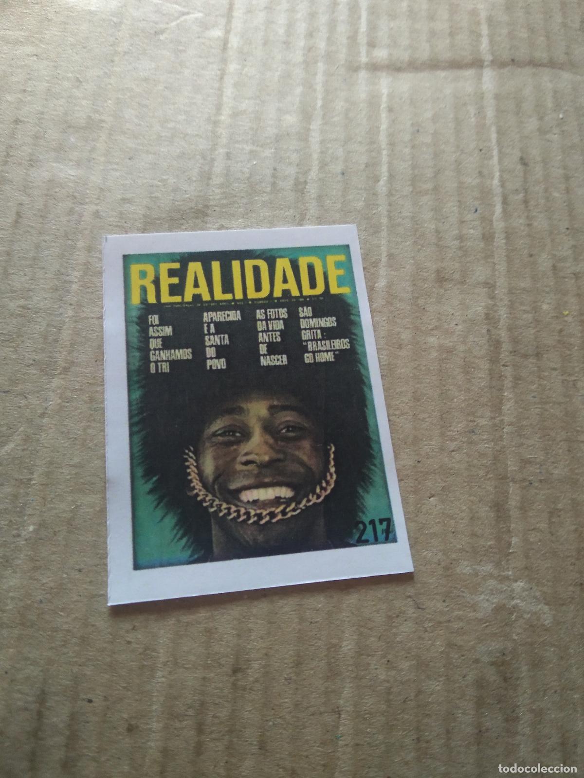 Cromos de f&uacute;tbol: 217 PELE CROMO FUTBOL ALBUM DE FIGURINHAS DO REI PELE O MELHOR JOGADOR CAPITAO GANCHO