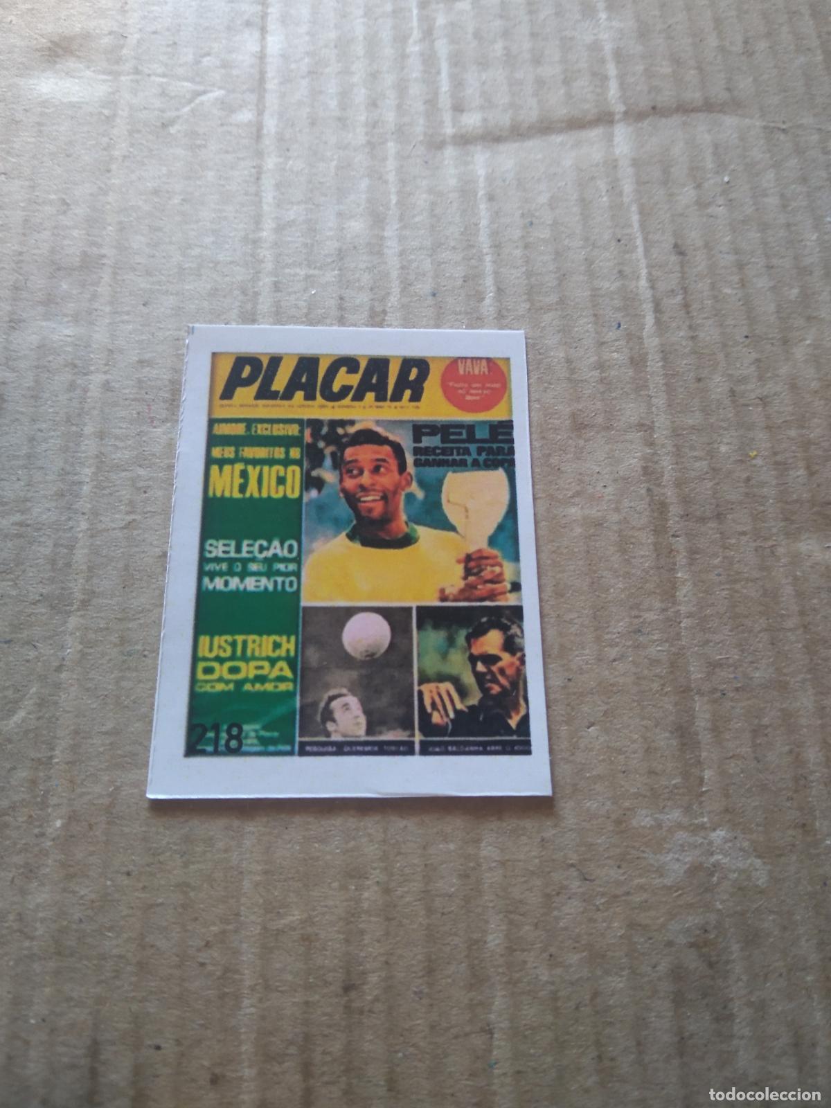 Cromos de f&uacute;tbol: 218 PELE CROMO FUTBOL ALBUM DE FIGURINHAS DO REI PELE O MELHOR JOGADOR CAPITAO GANCHO