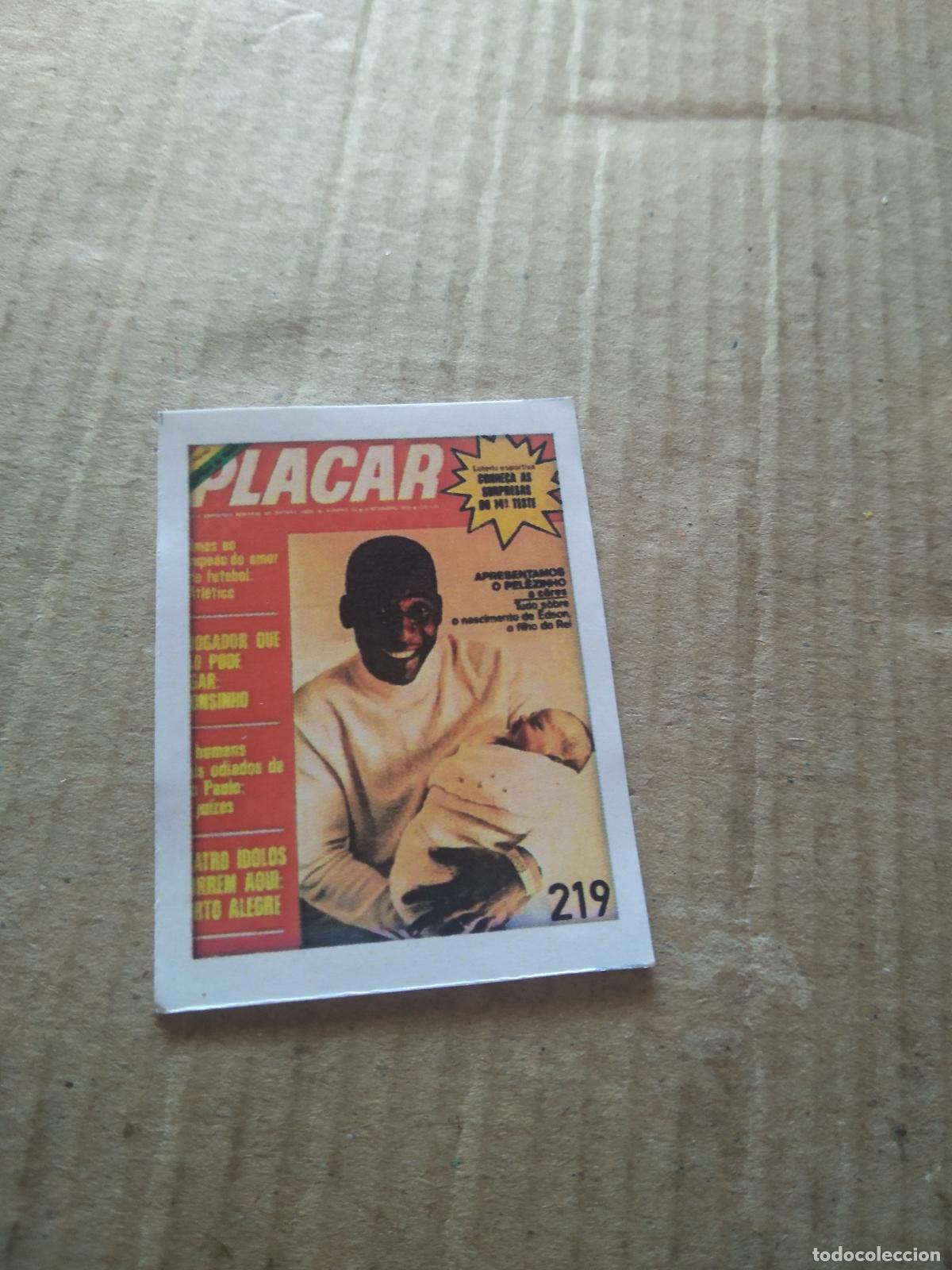 Cromos de f&uacute;tbol: 219 PELE CROMO FUTBOL ALBUM DE FIGURINHAS DO REI PELE O MELHOR JOGADOR CAPITAO GANCHO