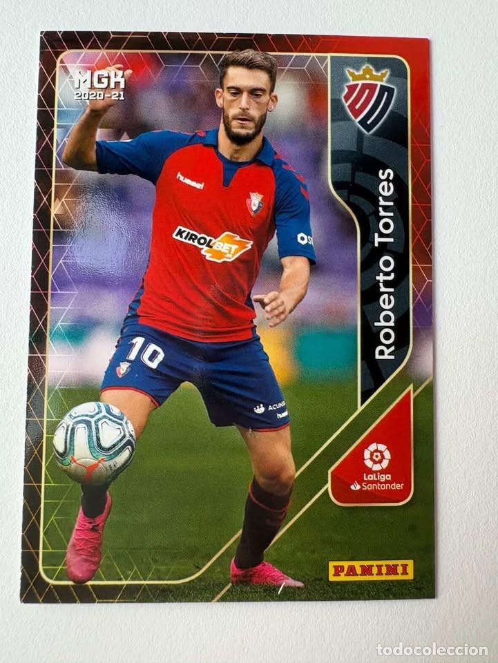 Cromos de f&uacute;tbol: Carta Roberto Torres Osasuna 248 Megacracks 2020-21