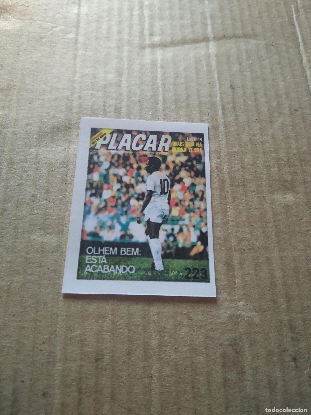 Cromos de f&uacute;tbol: 223 PELE CROMO FUTBOL ALBUM DE FIGURINHAS DO REI PELE O MELHOR JOGADOR CAPITAO GANCHO