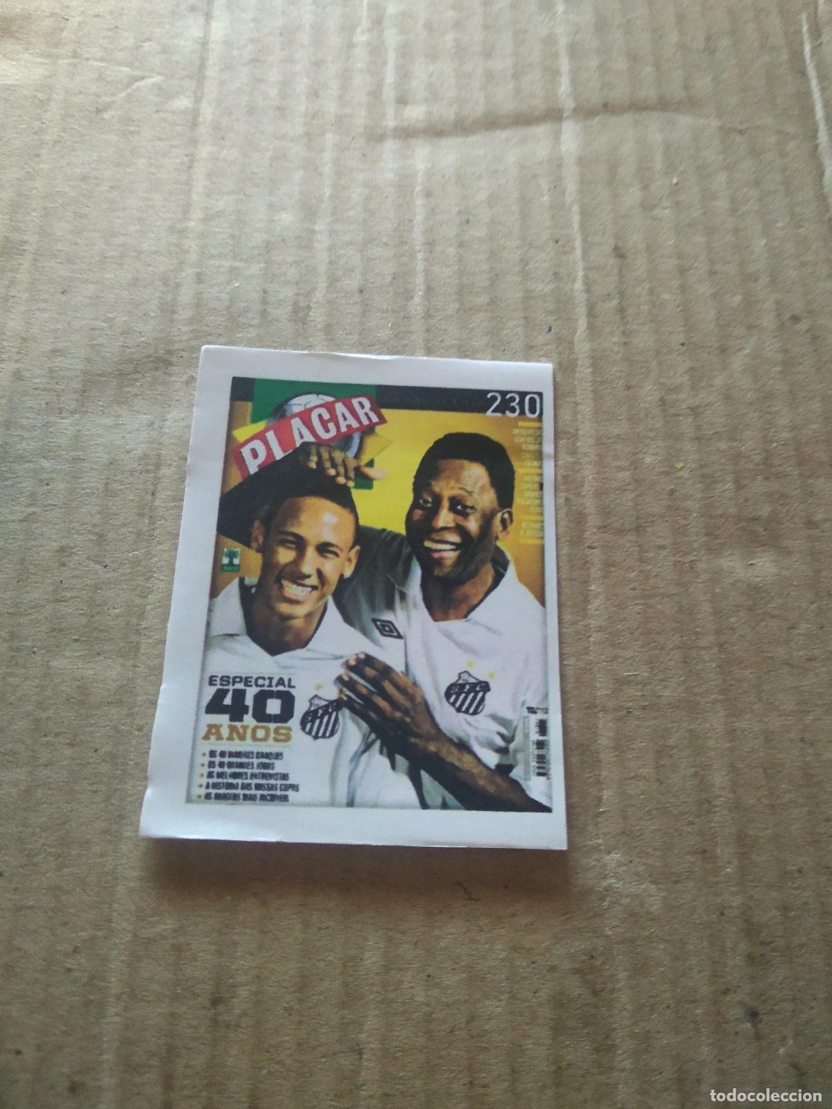 Cromos de f&uacute;tbol: 230 NEYMAR PELE SANTOS CROMO FUTBOL ALBUM DE FIGURINHAS DO REI PELE O MELHOR JOGADOR CAPITAO GANCHO