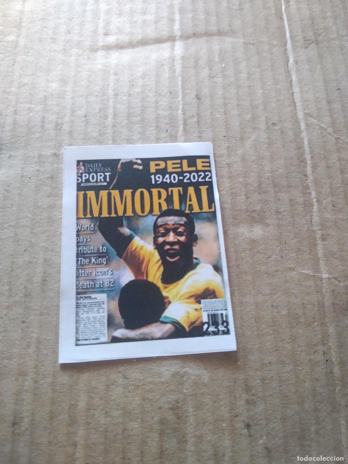 Cromos de f&uacute;tbol: 233 PELE CROMO FUTBOL ALBUM DE FIGURINHAS DO REI PELE O MELHOR JOGADOR CAPITAO GANCHO