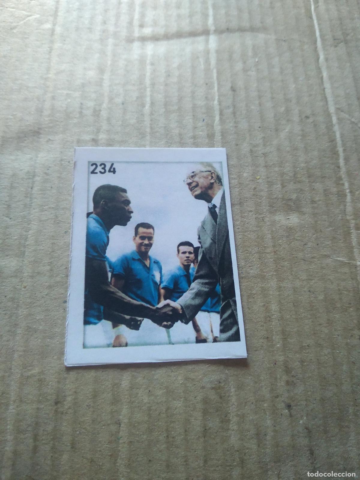 Cromos de f&uacute;tbol: 234 PELE CROMO FUTBOL ALBUM DE FIGURINHAS DO REI PELE O MELHOR JOGADOR CAPITAO GANCHO