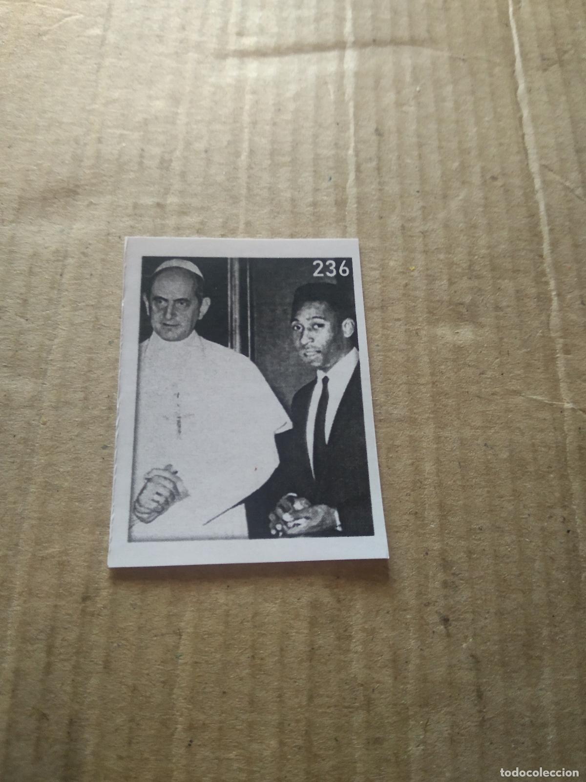 Cromos de f&uacute;tbol: 236 PELE CROMO FUTBOL ALBUM DE FIGURINHAS DO REI PELE O MELHOR JOGADOR CAPITAO GANCHO