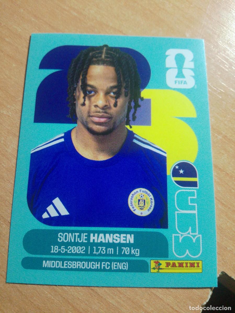 Cromos de f&uacute;tbol: HANSEN CURA&Ccedil;AO CUW 20 MUNDIAL FIFA WORLD CUP 2026 26 PANINI STICKERS NUEVO
