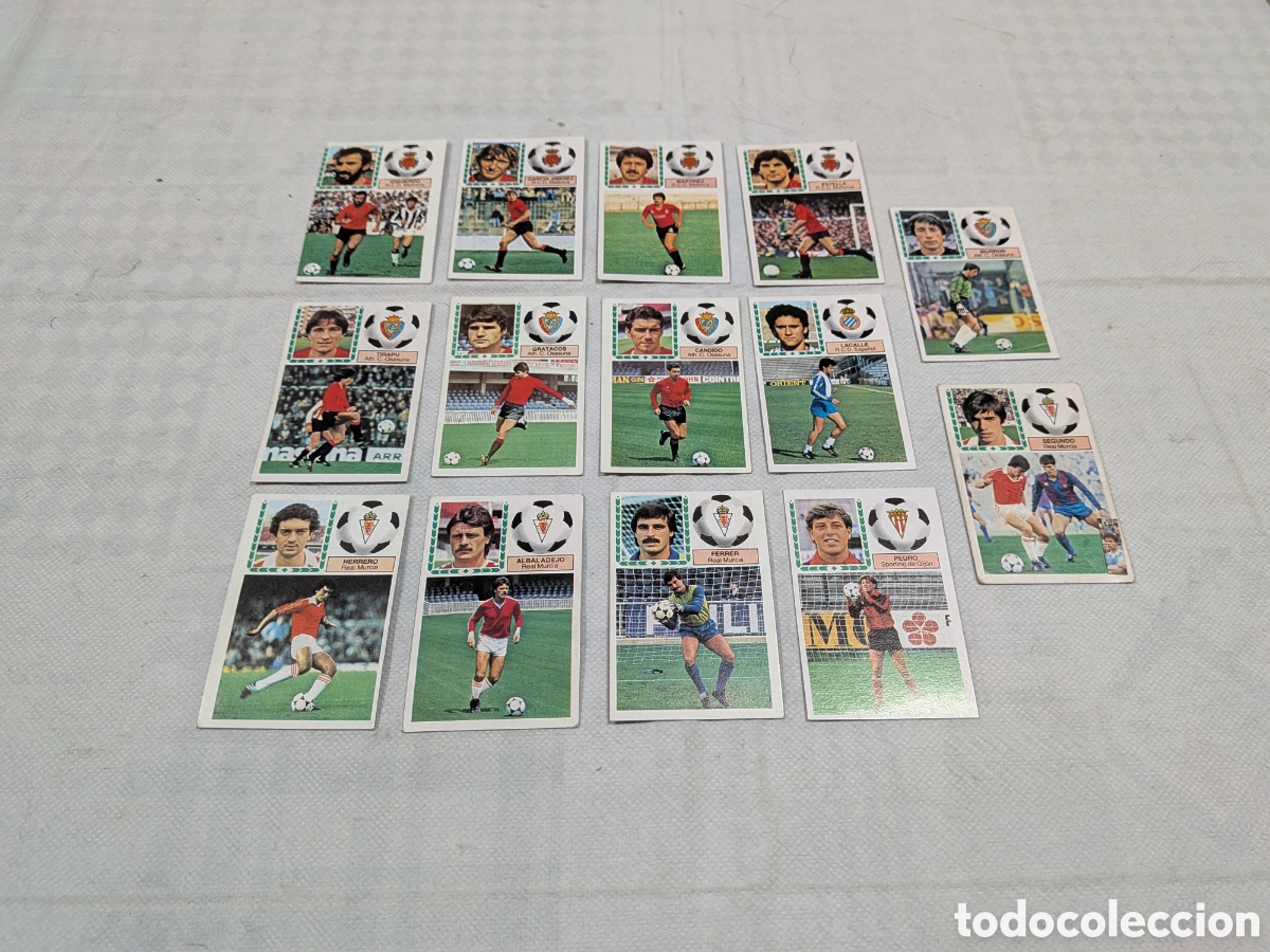 Cartes &agrave; collectionner de Football: LOTE 14 CROMOS &Uacute;LTIMOS FICHAJES ESTE 83-84 TODOS DIFERENTES