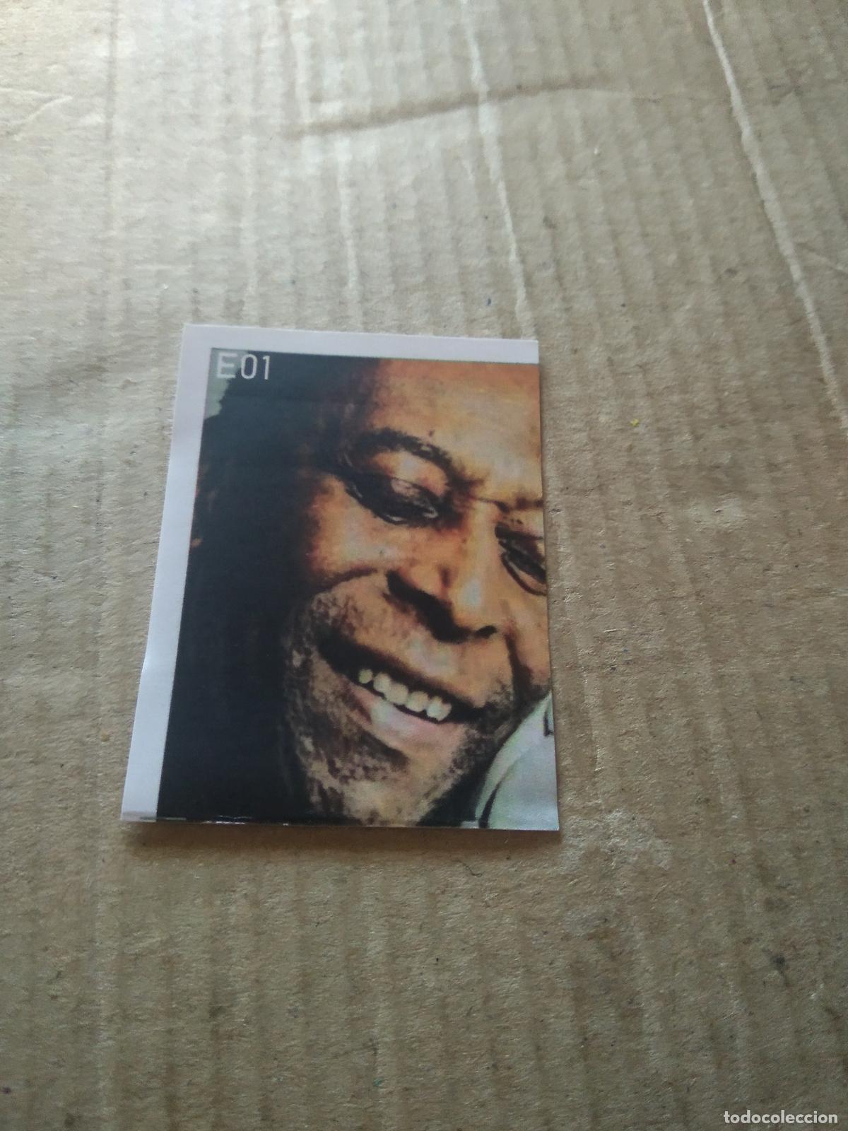 Cromos de f&uacute;tbol: E01 PELE CROMO FUTBOL ALBUM DE FIGURINHAS DO REI PELE O MELHOR JOGADOR CAPITAO GANCHO