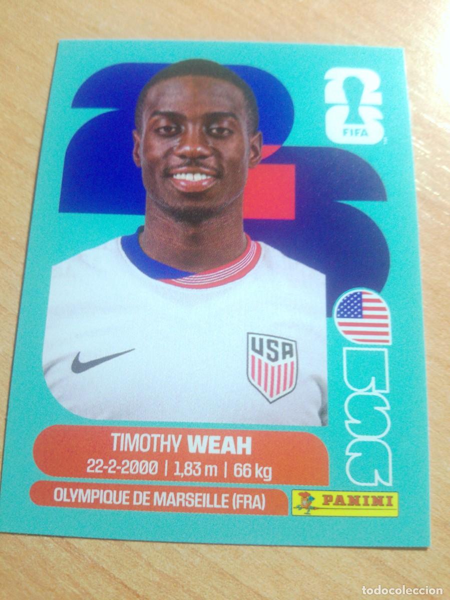 Cromos de f&uacute;tbol: USA 12 WEAH ESTADOS UNIDOS MUNDIAL FIFA WORLD CUP 2026 26 PANINI STICKERS NUEVO